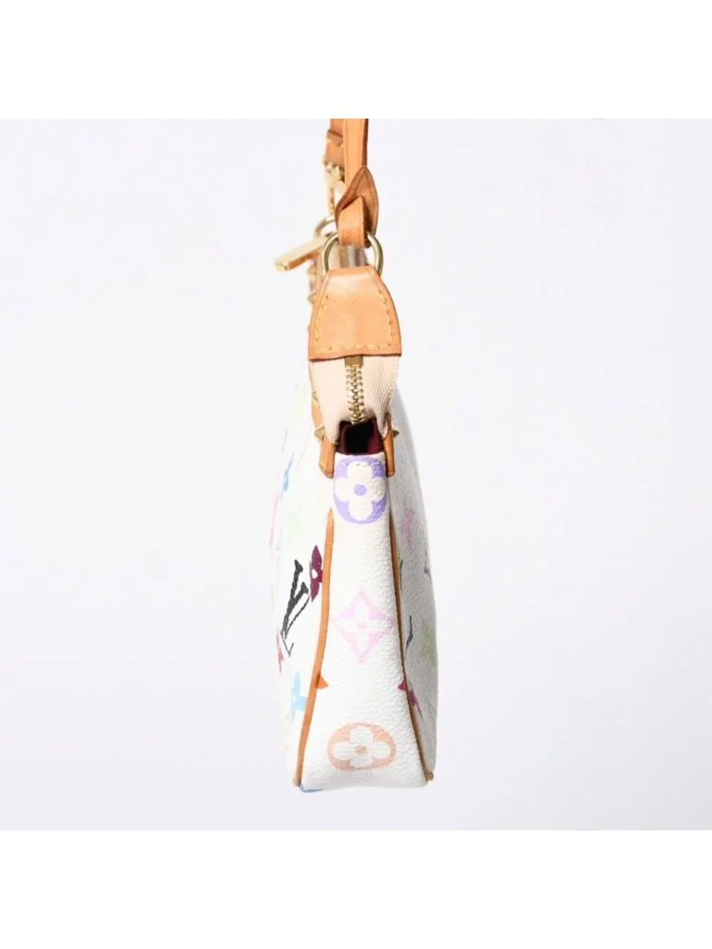 Louis Vuitton Pochette Accessoires Pouch Monogram Multicolor Takashi Murakami